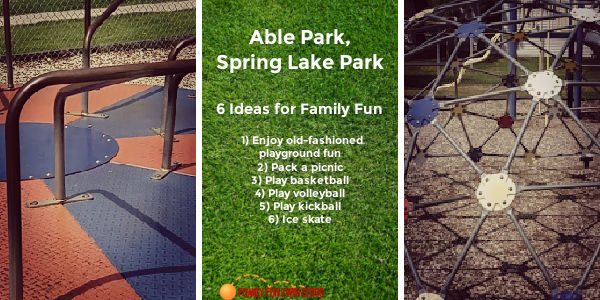 Collage of Amenities of Able Park, Spring Lake Park Minnesota