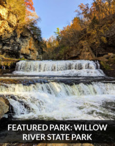 Featured Park: Willow River State Park - Waterfall