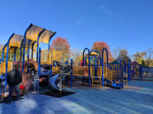 Colvill Park playground in Red Wing, Minnesota