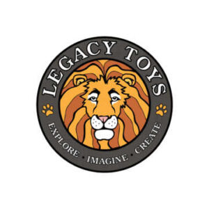 Legacy Toys Logo and Lion Mascot