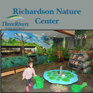 Girl exploring Richardson Nature Center, Bloomington, Minnesota