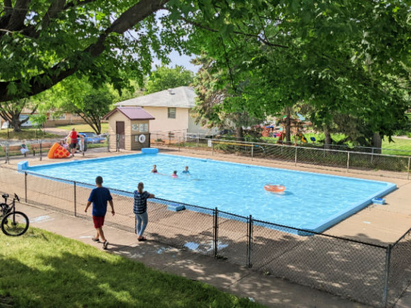 McKenna Park wading pool, Columbia Heights, Minnesota