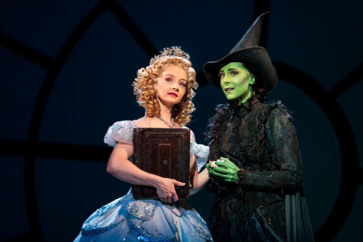 Glinda and Elphaba in Wicked