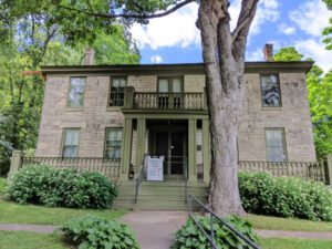 Exterior of Wardens House Museum in Stillwater Minnesota