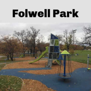 Playground at Folwell Park in Minneapolis, MN