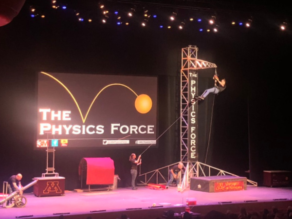 2024 Physics Force Show at University of Minnesota.