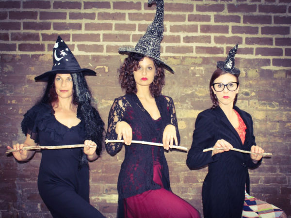 Three dancers in a Danceco Production of Which Witch is Which