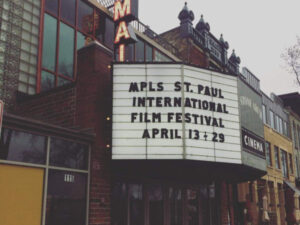 Exterior of the St. Anthony Main Cinema during the Minneapolis St. Paul International Film Festival