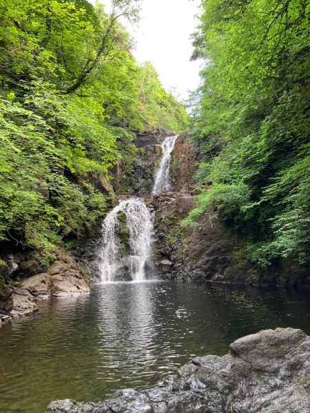 Waterfall on the Isle of Skye, Scotland.
