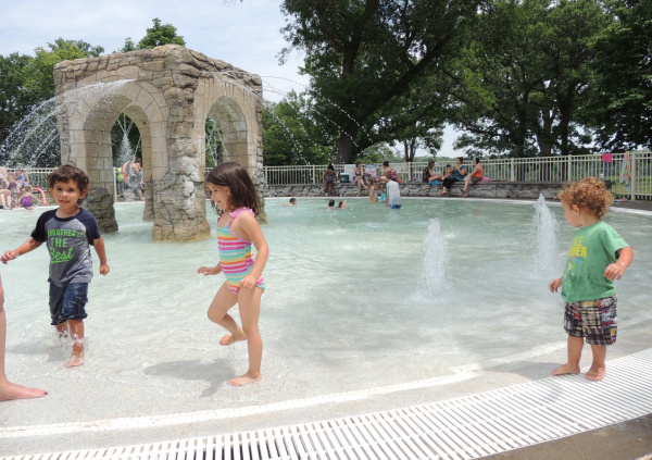 Wabun Park Wading Pool in Minneapolis, Minnesota