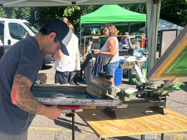 Tee Squared fundraiser at Northeast Minneapolis Farmers Market