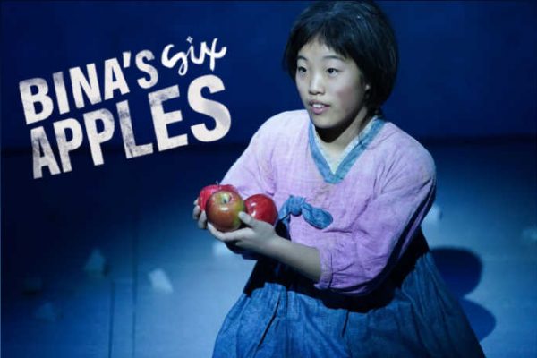 Olivia Lampert in The Children's Theatre Company production of Bina’s Six Apples. Photographed by Glen Stubbe Photography for Children's Theatre Company, Tuesday, Jan. 11, 2022, in Minneapolis, Minn.